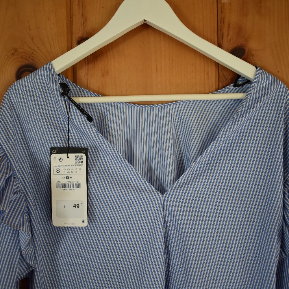 Zara Ruffle Sleeve Blouse - Picture 4 of 5